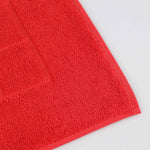 Superior Nora Cotton Thick Solid Checkered Washable Bath Mat Set of 2