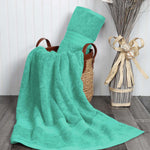 Superior Cotton Heavyweight Absorbent Plush 2 Piece Bath Sheet Set