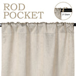 Senna Textured Woven Blackout 2-Piece Curtain Panel Set – Room Darkening Window Drapes