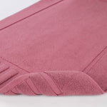 Superior Leo Cotton Modern Absorbent Heavy Washable Bath Mat Set of 2