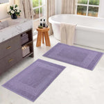 Egyptian Cotton Bath Mat Set of 2 Greek Key Infinity Border
