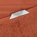 Honeycomb Textured Border Cotton Luxury Bath Towels, Set of 4