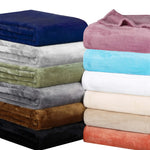 Fleece Plush Medium Weight Fluffy Soft Decorative Throw