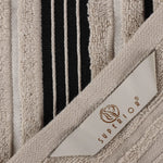 Sadie Zero Twist Cotton Absorbent Solid 6 Piece Towel Set