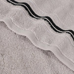 Sadie Zero Twist Cotton Absorbent Solid 6 Piece Towel Set
