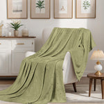 Superior Fleece Plush Medium Weight Fluffy Soft Decorative Blanket