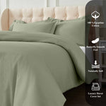 1200 Thread Count Egyptian Cotton Solid Duvet Cover