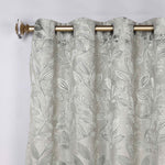 Leaves Room Darkening Washable Blackout Curtain Panels, Set of 2