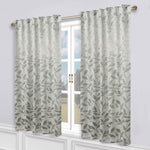 Leaves Room Darkening Back Tabs Blackout Curtain Panels, Set of 2