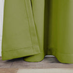 Blackout Window Curtains Solid Room Darkening Back Tab Set of 2