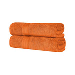 Superior Cotton Heavyweight Absorbent Plush 2 Piece Bath Sheet Set