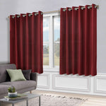 Blackout Window Curtains Classic Modern Room Darkening Set of 2