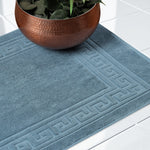 Egyptian Cotton Bath Mat Set of 2 Greek Key Infinity Border