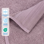 Cotton Waffle Border Hand Towel Set 6-Piece - Honeycomb