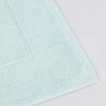 Superior Nora Cotton Thick Solid Checkered Washable Bath Mat Set of 2