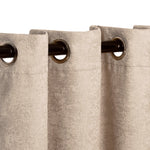 Senna Textured Woven Blackout 2-Piece Curtain Panel Set – Room Darkening Window Drapes