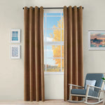 Senna Textured Woven Blackout 2-Piece Curtain Panel Set – Room Darkening Window Drapes