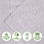 Superior Rayon from Bamboo Eco-Friendly Solid Bath Sheet Set of 2