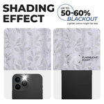 Blackout Curtains Leaves Pattern Room Darkening Grommet 2 Panels