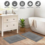 Egyptian Cotton Bath Mat Set of 2 Greek Key Infinity Border