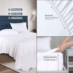 300 Thread Count Organic Cotton Percale Sheet Set