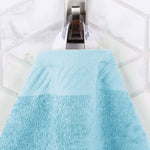 6 Piece Egyptian Cotton Basketweave Towel Set