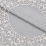 Lightweight Cotton Jacquard Bedspread Set – 3‐Piece Floral Scroll