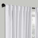 Blackout Window Curtains Solid Room Darkening Back Tab Set of 2
