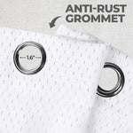 Modern Shimmer Washable Room Darkening Blackout Curtains, Set of 2