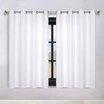 Modern Shimmer Washable Room Darkening Blackout Curtains, Set of 2