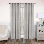 Blackout Window Curtains Solid Room Darkening Washable Set of 2