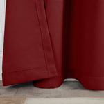 Blackout Window Curtains Solid Room Darkening Washable Set of 2