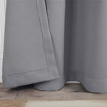 Blackout Window Curtains Solid Room Darkening Washable Set of 2