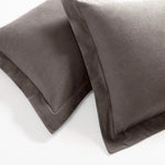 100% Cotton Flannel Solid Modern Fuzzy Duvet Cover Set