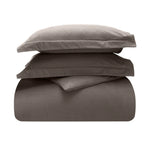 100% Cotton Flannel Solid Modern Fuzzy Duvet Cover Set