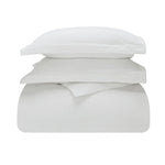100% Cotton Flannel Solid Modern Fuzzy Duvet Cover Set