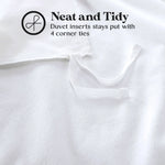 100% Cotton Flannel Solid Modern Fuzzy Duvet Cover Set