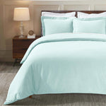 100% Cotton Flannel Solid Modern Fuzzy Duvet Cover Set