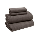 100% Cotton Flannel Sheets Set - Solid Deep Pocket Bed Sheet Set