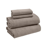 100% Cotton Flannel Sheets Set - Solid Deep Pocket Bed Sheet Set