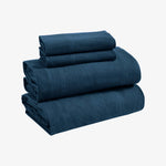 100% Cotton Flannel Sheets Set - Solid Deep Pocket Bed Sheet Set