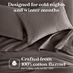 Cotton Flannel Pillowcases Soft Fuzzy Set of 2