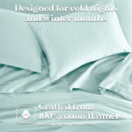 Cotton Flannel Pillowcases Soft Fuzzy Set of 2
