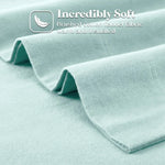 100% Cotton Flannel Sheets Set - Solid Deep Pocket Bed Sheet Set