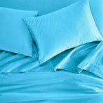 100% Cotton Flannel Sheets Set - Solid Deep Pocket Bed Sheet Set