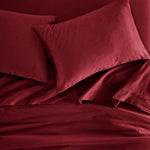 100% Cotton Flannel Sheets Set - Solid Deep Pocket Bed Sheet Set