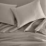 100% Cotton Flannel Sheets Set - Solid Deep Pocket Bed Sheet Set