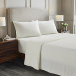 100% Cotton Flannel Sheets Set - Solid Deep Pocket Bed Sheet Set