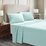 100% Cotton Flannel Sheets Set - Solid Deep Pocket Bed Sheet Set