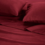 100% Cotton Flannel Sheets Set - Solid Deep Pocket Bed Sheet Set